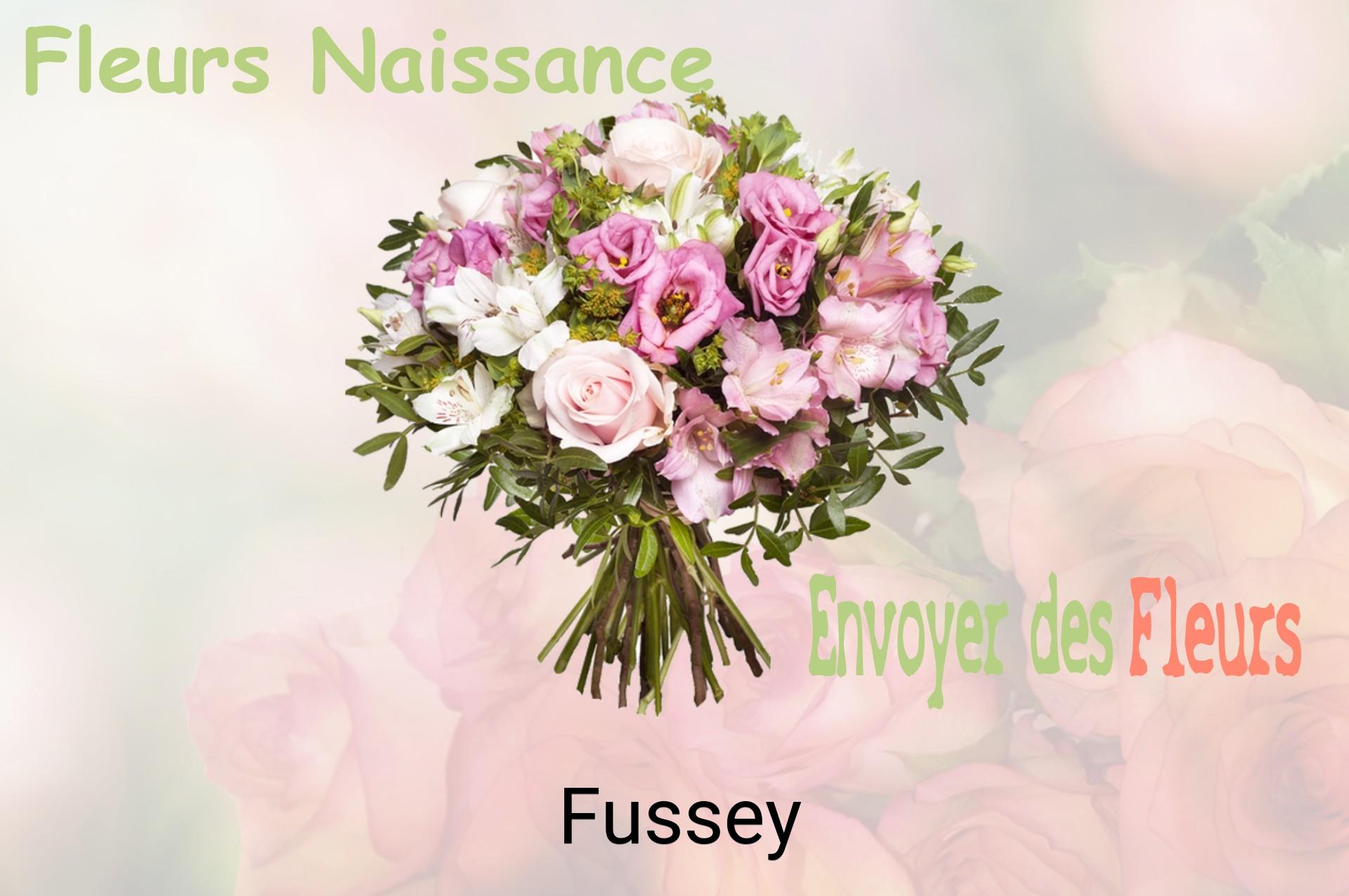 Bouquet de fleurs de naissance livré à Fussey